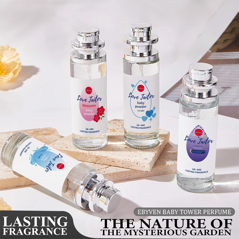 Baby Milk Fragrance Fresh Perfume Talcum Powder Fragrance Lasting Fruity Fragrance Milk Fragrance Baby Lavender Perfume 35ml