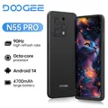 DOOGEE N55 PRO Smartphone 5G 6.56" Schermo IPS a 90Hz Telefono Portatile 4GB+128GB UNISOC T606 Tripla Fotocamera Smartphone Android 14