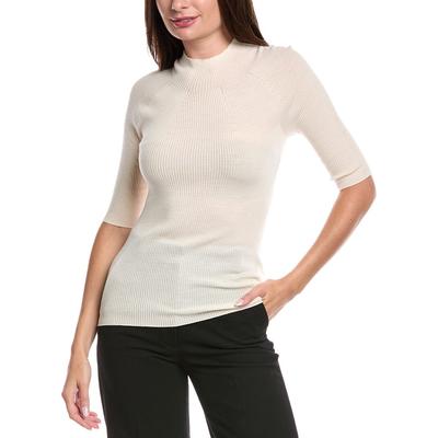 Peserico Elbow-Sleeve Wool Sweater