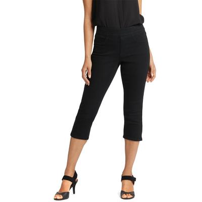 NYDJ Petite Dakota Overdye Black Crop Jean