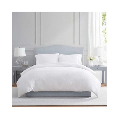 Martha Stewart Garden Trellis Cotton Blend Jacquard Duvet Set