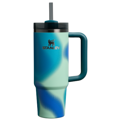 Stanley Thermobecher THE QUENCHER H2.0 FLOWSTATE™ TUMBLER | 0,89L Coastal Teal Motion Petrol Image