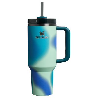 Stanley Thermobecher THE QUENCHER H2.0 FLOWSTATE™ TUMBLER | 1,18L Coastal Teal Motion Petrol Image