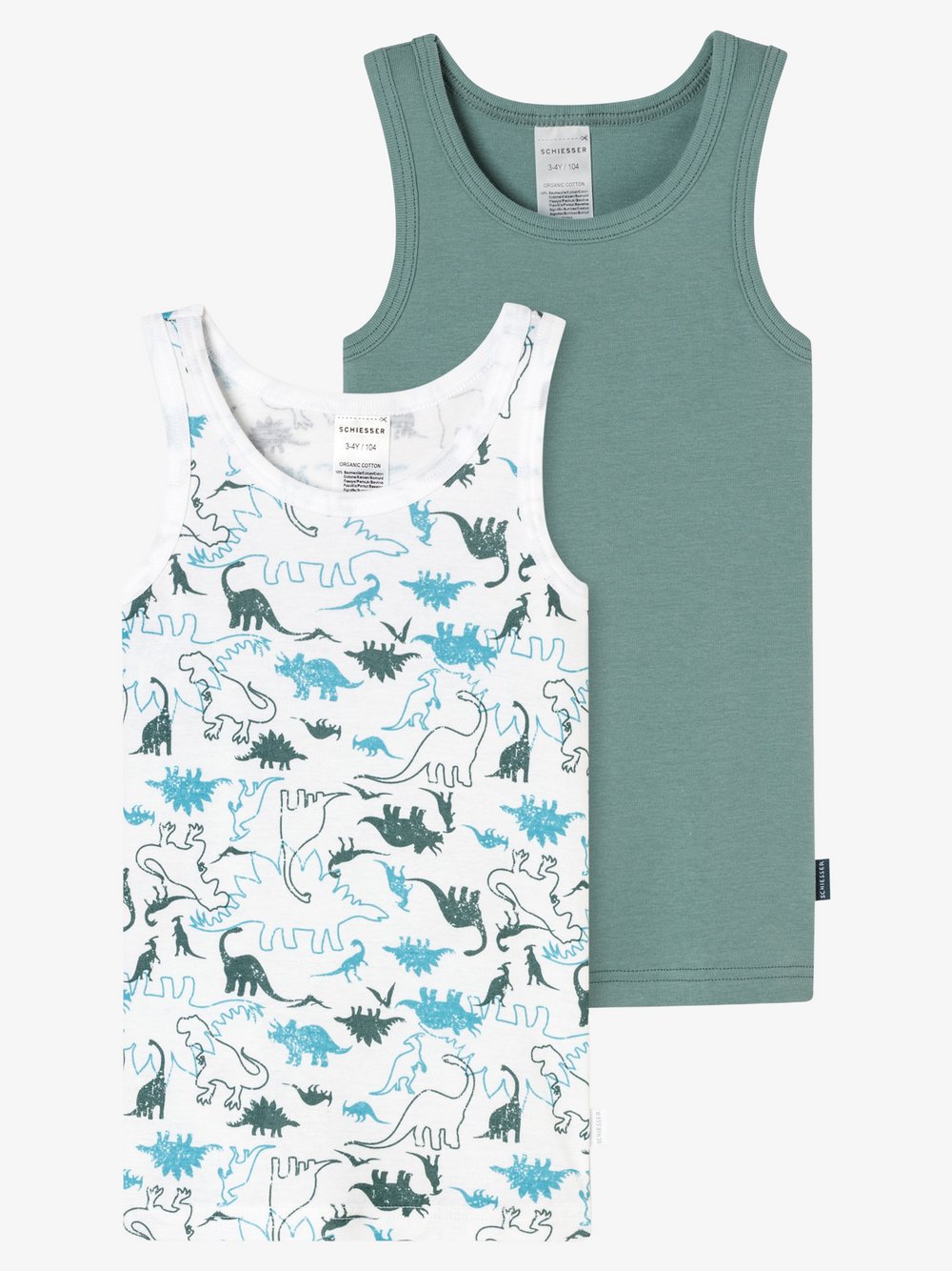 Schiesser Unterhemd Jungen mehrfarbig, 128 Image