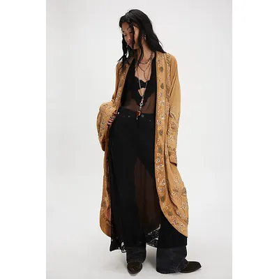 Star Daze Duster Jacket at Free People in Peach, Size: Large