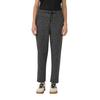 Stoffhose S.OLIVER, Damen, Gr. 42, N-Gr, grau (grau, schwarz), Web, Obermaterial: 70% Polyester, 26% Viskose, 4% Elasthan, animal-print, casual, gerade lang, Hosen, mit Leo-Print