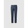 High-waist-Jeans PEPE JEANS "TAPERED JEANS HW", Damen, Gr. 29, Länge 32, schwarz enzyme, Denim/Jeans, Obermaterial: 98% Baumwolle, 2% Elasthan, casual, gerade, unten schmal, Jeans