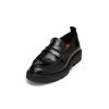 Loafer MARC O'POLO "aus gebürstetem Kalbleder", Herren, Gr. 44, schwarz, Obermaterial: 100% Leder (Rind), unifarben, Schuhe