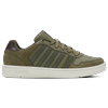 Sneaker K-SWISS "COURT PALISADES", Gr. 41, burnt olive, light gray, grape leaf, schwarz coffee, Leder, sportlich, Schuhe