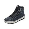 Sneaker REMONTE "Remonte Sneaker Glattleder", Damen, Gr. 36, pazifik, Glattleder, casual, Schuhe