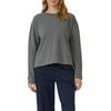 Sweatshirt S.OLIVER, Damen, Gr. 40, schwarz, Sweatware, Obermaterial: 50% Baumwolle, 50% Polyester, unifarben, casual, relaxed fit normal, Rundhals, Langarm gerader Abschluss, Sweatshirts, mit Rippblende