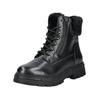 Schnürstiefelette TOM TAILOR "Tom Tailor Stiefelette Lederimitat/Textil", Damen, Gr. 38, schwarz, Lederimitat, Textil, casual, Schuhe