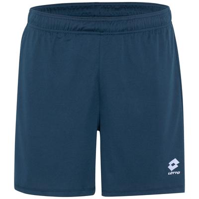 Trainingsshorts LOTTO, Herren, Gr. XXL (60/62), Normalgrößen, blau (marineblaus), 100% Polyester, unifarben, sportlich, kurz, Hosen, - mit dezenter Logostickerei auf dem Bein Image
