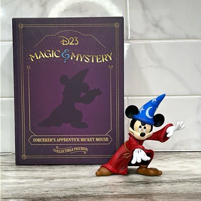 Disney Art | D23 Sorcerer Mickey Mouse Collectible Vinyl Figure 2024 Sorcerer’s Apprentice | Color: Blue/Red | Size: Os