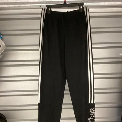 Adidas Pants | Adidas Logo Striped Athletic Track Jogger Sweat Pants | Color: Red | Size: S