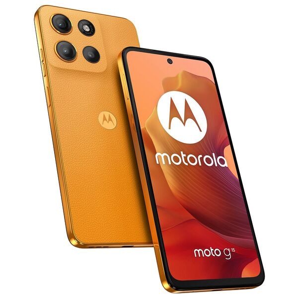 Motorola Dual-SIM-Smartphone »moto g15« sunrise orange 128 GB, 7.6x16.6x0.8 cm Image