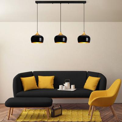 Hängelampe Berceste Opviq, dimmbar, schwarz, für Wohn- / Esszimmer, Metall, Pendelleuchte Image