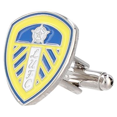 Manschettenknöpfe mit farbigem Leeds United Wappen Image