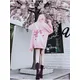 Felpe con cappuccio stampate Harajuku Street Cherry Blossom da uomo e da donna Y2K Retro Hip-hop Pullover oversize Giacca casual per coppia Top
