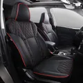 Accessori su misura Coprisedile per auto per 5 posti Set completo in pelle di qualità per sedili anteriori e posteriori Subaru Forester 2013-2024