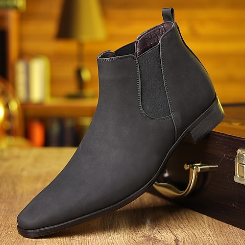 Herren Chelsea Boots – Business Casual Stiefeletten für den klassischen Büro- und Alltagslook Image