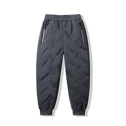 Kinder Jungen Hose Hose Einfarbig Weich Komfort Hose Outdoor Täglich Basic Schwarz Rosa Purpur Mittlere Taille Image