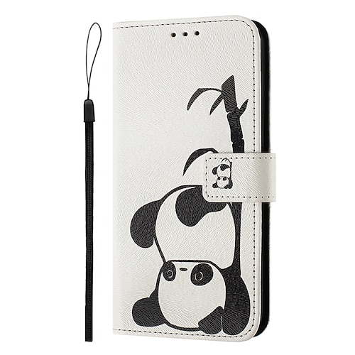 Handy Hülle Handyhüllen Für iPhone 17 Pro Max 17 Air 16 15 14 Pro Max Plus 13 12 11 Pro Max Mini Brieftaschenhülle Mit Ständer Magnetisch Vollschutz Retro TPU PU-Leder Image