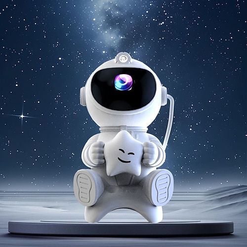 Astronaut Galaxy Stern Geschenk Projektor Nachtlicht mit Bluetooth Fernbedienung/Timer 360 einstellbare Nebel sterne Licht für Kinder geeignet Geschenke Image