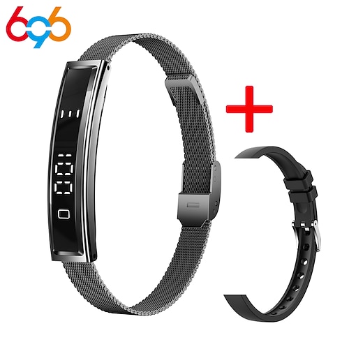 B3 Smartwatch 1 Zoll Smartwatch Fitnessuhr Bluetooth Schrittzähler Anruferinnerung Aktivitäts-Tracker Kompatibel mit Android iOS Damen Herren Langer Standby Wasserdicht Schrittzähler IP68 10,5 mm Image