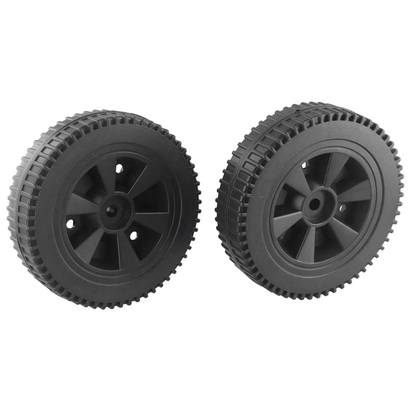 2 Teile/satz Grill Räder Ersatz-Teile 170/177mm 7 Zoll BBQ Grill Rad Grill Grills Küche Garten Zubehör kunststoff Image