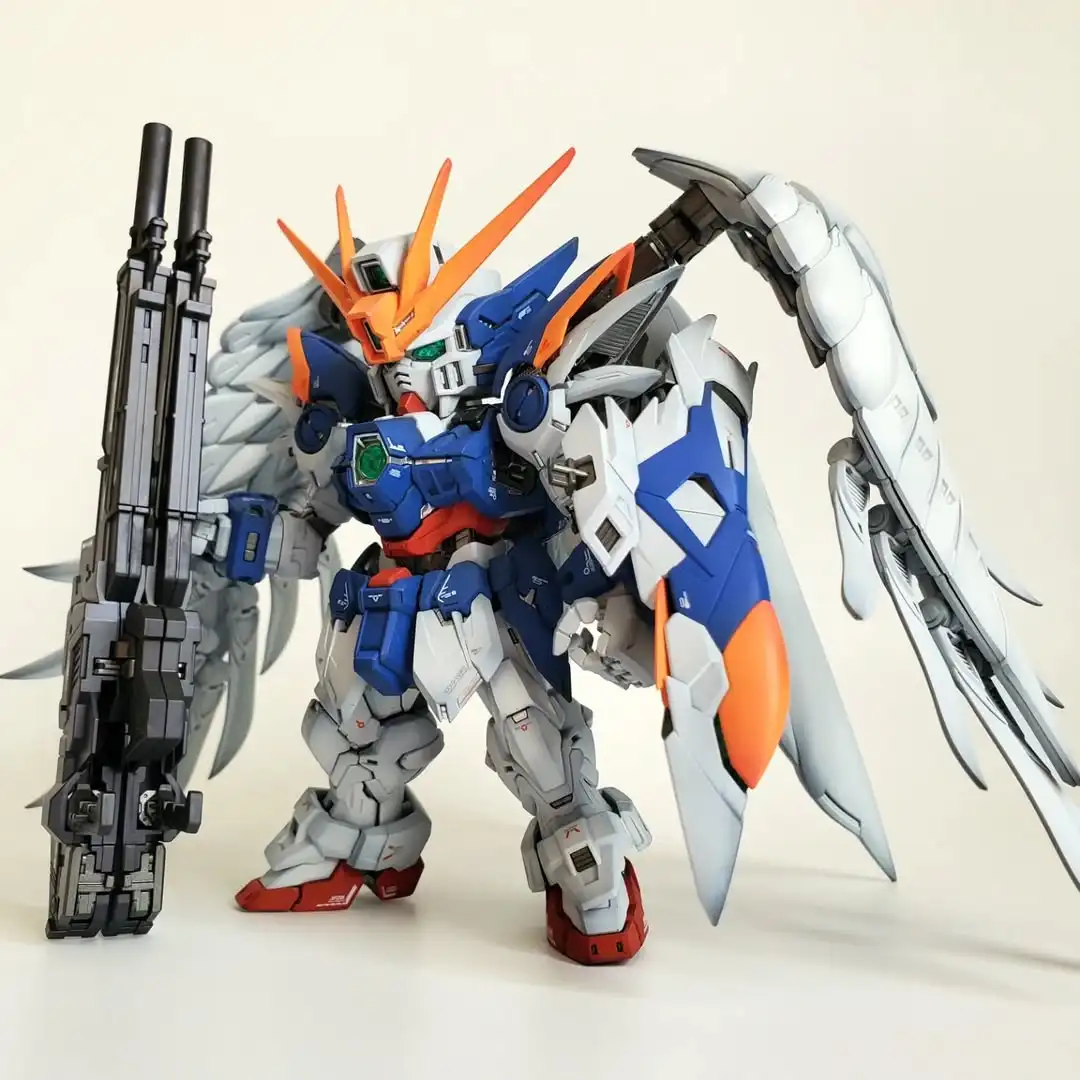 GAOGAO MGSD Wing Zero EW Montagemodellbausatz XXXG-00W0 Roboter mit Aufklebern Actionfigur Kunststoffmodellbausätze Spielzeug Geschenke Image
