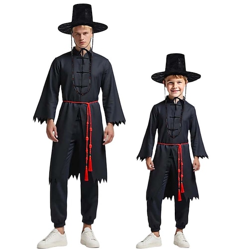 Von koreanischen Idolen inspiriert Popstar Kostüm Hanbok Festkleidung Koreanisch traditionell Virtuelles Idol for Herren Jungen Kinder Erwachsene Halloween Karneval Leistung Comic-Konzert Anime Expo Image