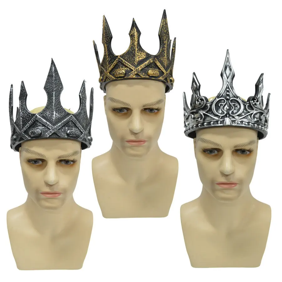 Kinder Halloween Krone Kopfschmuck König Dress Up Karneval Mittelalter Krone Kopfschmuck Ägyptischer Pharao Krone Leistung Image