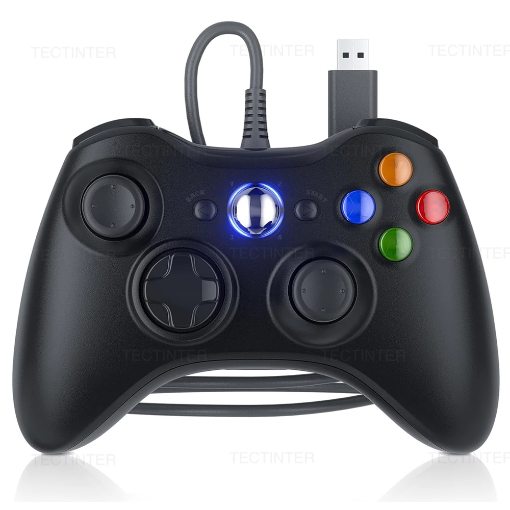 USB Wired Game Controller For Xbox360 Console Joypad For Win 7/8/10 PC Joystick Controle Mando Gamepad For Xbox 360 Accessories