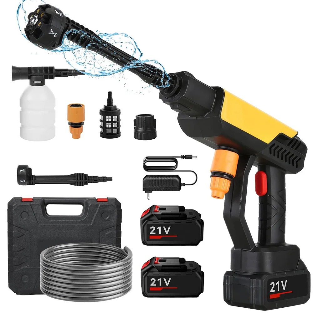 500w 70bar 6-in-1 schnur lose elektrische Hochdruck wäsche Auto waschanlage Garten wasser pistole Waschmaschine für Makita 18V Batterie