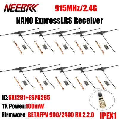 10 stücke ELRS 915 MHz/2,4G NANO ExpressLRS Empfänger T Typ Antenne Upgrade Wifi für RC FPV Freestyle Drone modell Teil Sender