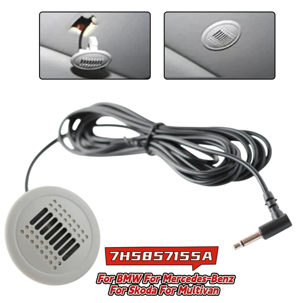 3,5 MM Mikrofon Mic Auto Audio Stereo Verkabelt Für BMW Für Mercedes-Benz Für Skoda Für Android Radio Navigation radio Mikrofon Image