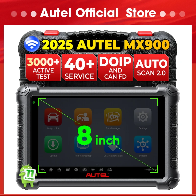 Autel MaxiCheck MX900 OBD2-Scanner, neueste bidirektionale Diagnose-Scan-Tools, alle System-Diagnose-Scan-Tools für Autos Image
