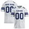 Customized Team Name Number Name Rugby T-shirt Personalized DIY V Neck White Mens Sports T Shirt Loose Quick Dry Team Uniforms