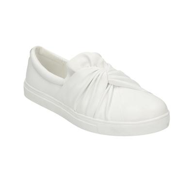 Shoes Casula Twist Vamp Slip On Plimsolls in White / UK 5 - Tokyo Laundry