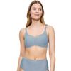 Bügelloser BH TRIUMPH "Shape Smart P", Damen, Gr. 1, N-Gr, chambray, Microtouch, Obermaterial: 51% Polyamid, 25% Polyester, 24% Elasthan, casual, BHs, glättend, wattiert, tiefer V-Ausschnitt, elastisch, formend