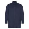 Langarmhemd OLYMP "Big & Tall", Herren, Gr. 51, N-Gr, blau (marine), Web, Obermaterial: 100% Baumwolle, unifarben, casual, comfort fit, Langarm 2-Knopf-Manschette verstellbar, Hemden, Neue COMFORT FIT BIG Kollektion, Businesshemd, New-Kentkragen