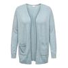 Strickjacke ONLY CARMAKOMA "CARESLY L/S OPEN CARDIGAN NOOS KNT", Damen, Gr. L, arona detail:melange, Strick, Feinstrick, Obermaterial: 50% Viskose, 27% Nylon, 23% Polyester, meliert, casual, regular fit hüftbedeckend, V-Ausschnitt, Langarm...
