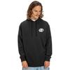 Kapuzensweatshirt DC SHOES "Fast Bubble", Herren, Gr. XS, schwarz, 55% Baumwolle, 25% Baumwolle, 20% Polyester, Langarm, Sweatshirts