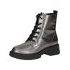 Schnürstiefelette CAPRICE "Caprice Stiefelette Leder", Damen, Gr. 38, grau (stone), Leder, casual, Schuhe