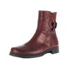 Stiefelette GABOR "Gabor Stiefelette Leder", Damen, Gr. 39, rot (dunkelrot), Leder, casual, Schuhe