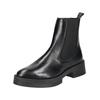 Stiefelette STEVE MADDEN "STEVE MADDEN Stiefelette Leder/Textil", Damen, Gr. 39, schwarz, Leder, Textil, casual, Schuhe