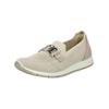 Slipper IMAC "Imac Slipper Lederimitat/Textil", Damen, Gr. 39, beige (cream), Lederimitat, Textil, casual, Schuhe