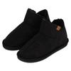 Hausschuh APOLLO "LADIES HOME BOOTS SUEDE", Damen, Gr. 41/42, schwarz, Obermaterial: 100% Polyester. Futter: 100% Polyester. Laufsohle: 100% Gummi, unifarben, klassisch, Schuhe, mit Logoprägung und kuscheligen, wärmenden Innenfutter