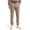 Chinohose TOM TAILOR, Herren, Gr. 32, Länge 30, beige braun zig zag structure, Obermaterial: 97% Baumwolle, 3% Elasthan, casual, slim fit lang, Hosen, mit dezenter Struktur
